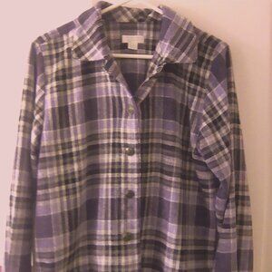 Christopher & Banks jacket blazer purple multicolor size small